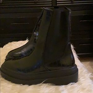 Zara Lug Sole Ankle Boots